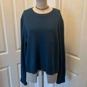 Women's deep teal blue sweater